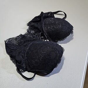 La senza black large bra